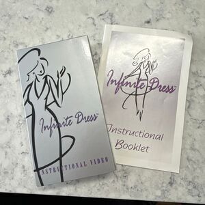 Vintage Original Infinite Dress With Instructions Black Size M